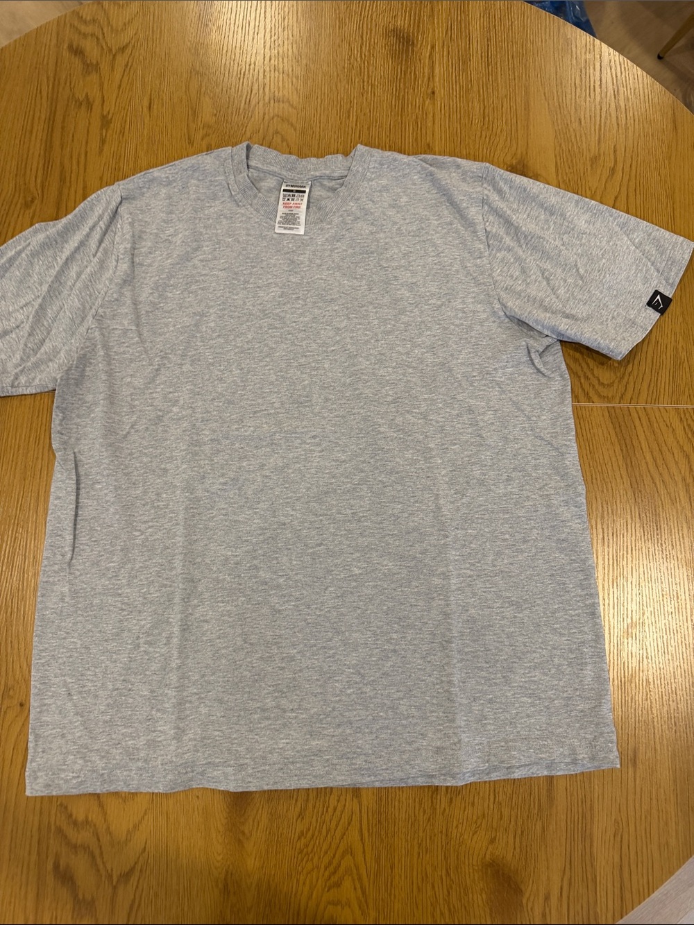 GYMSHARK Classic Men's Crew Neck T-Shirt - Light Gray